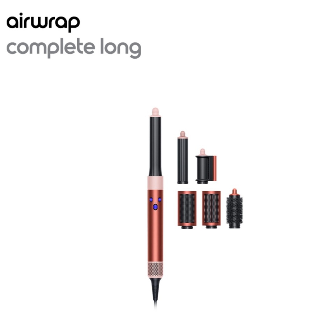 Authentic Dyson Airwrap Complete Long in Strawberry bronze and Pink